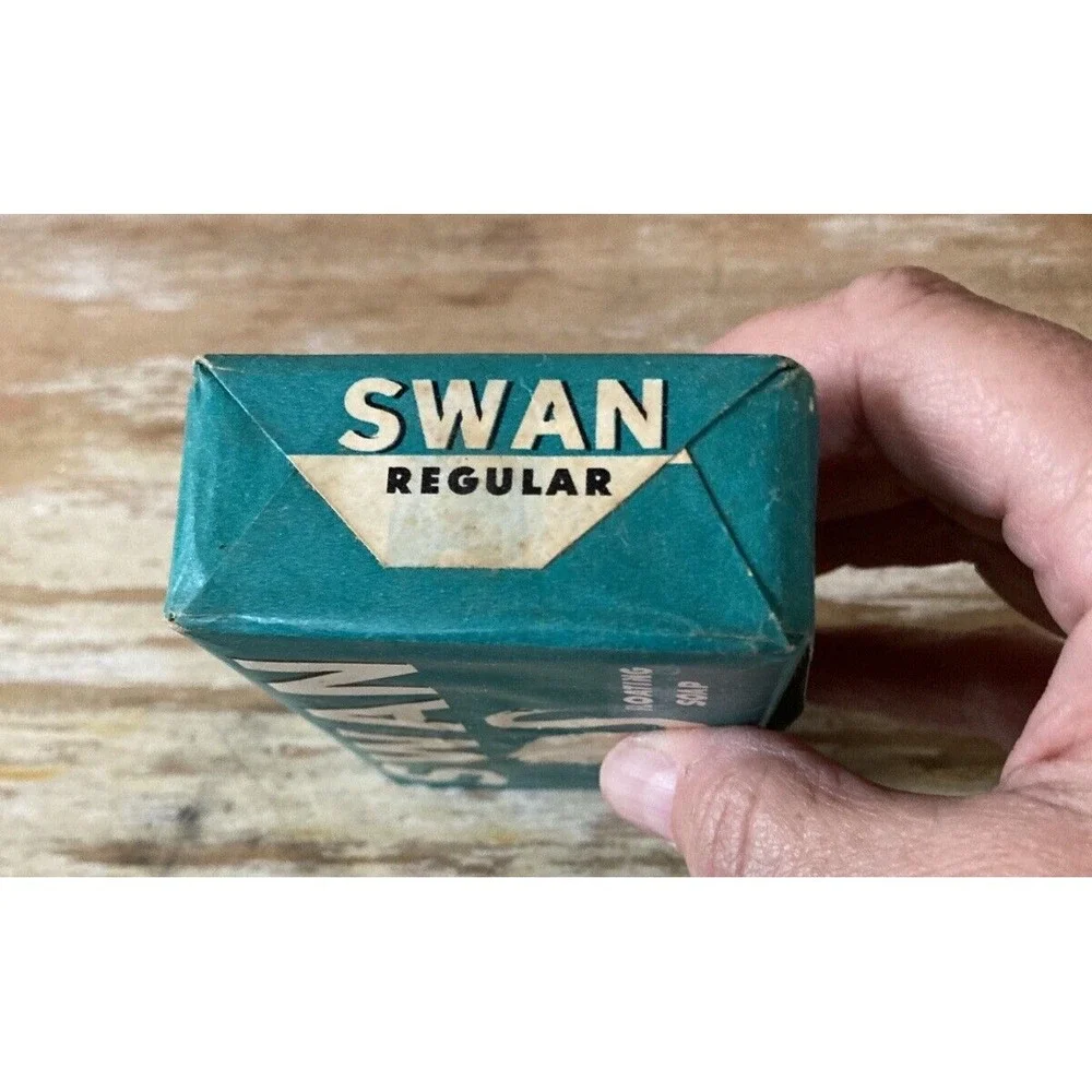 Vintage unused unopened NOS bar of soap Swan regular size Lever Brothers 5 oz